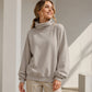 Legeres Damen-Sweatshirt mit Stehkragen