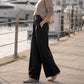 Leichte High-Waist-Weitbeinhose für Damen