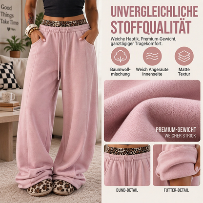 📢🎉50%Rabatt!!!🛍️✨Freizeit-Jogginghose für Damen mit Leopardenmuster-Patchwork