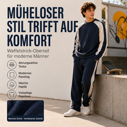 ✨Neu Eingetroffen! Herren Sweatshirt mit Farbblock-Design und lockerer Passform