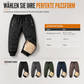 Unisex-Jogginghose mit lockerem Schnitt und Sherpa-Fleecefutter, warme Winter-Freizeithose mit Reißverschlusstaschen