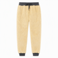 Unisex-Jogginghose mit lockerem Schnitt und Sherpa-Fleecefutter, warme Winter-Freizeithose mit Reißverschlusstaschen