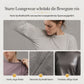⏰ Countdown läuft – 50% nur noch 3 Tage! Zweiteiliges Damen-Set aus Samt in Unifarbe, mit langärmeligem Oberteil mit tiefem V-Ausschnitt und weitem Sweatshirt-Design sowie ausgestellte Maxi-Rock