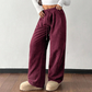 Lässige Cordhose mit lockerer Passform für Damen