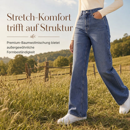 🚀Viral gegangen!🚀 Damen Jeans mit lockerem Schnitt und geradem Bein