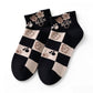 ⏰ Countdown läuft – 50% nur noch 3 Tage! Damen niedliche, gemusterte Knöchelsocken, dünne, atmungsaktive, rutschfeste Kurzsocken