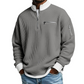 🔥Beliebtes Produkt ！✨Herren Waffelstrick-Pullover mit Viertelreißverschluss