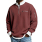 🔥Beliebtes Produkt ！✨Herren Waffelstrick-Pullover mit Viertelreißverschluss