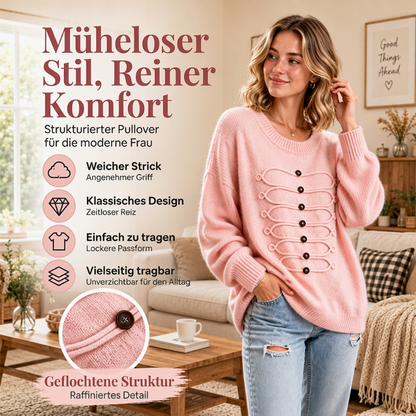 ⏰ Countdown läuft – 50% nur noch 3 Tage! Damen eleganter Rundstrickzopf Pullover