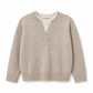 📢🎉🛍️✨Lässiger zweiteiliger Strickpullover mit V-Ausschnitt und Knopfdetails