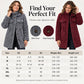 🔥Beliebtes Produkt ！✨Warme Winterjacke für Damen in mittellanger Länge