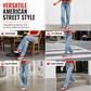 📢🎉50%Rabatt!!!🛍️✨Damen Jeans mit hohem Bund, ausgefranst und Wide-Leg