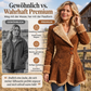 🎉Top Angebot! Jetzt kaufen!🎉 Damenjacke aus Kunstwildleder mit Shearling-Fütterung