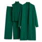 Lockeres 3-teiliges Strickset für Damen für Herbst und Winter: Weste ohne Ärmel, Strickjacke und Hosen-Outfit