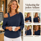 📢🎉50%Rabatt!!!🛍️✨Damen Longsleeve mit asymmetrischem Off-Shoulder-Design