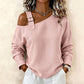 📢🎉50%Rabatt!!!🛍️✨Damen Longsleeve mit asymmetrischem Off-Shoulder-Design