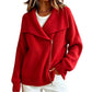 🔥Bestseller + 50% Rabatt!🔥 ✨ Schicke, asymmetrische Damen-Strickjacke mit Reißverschluss