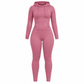 ⏰Aktion endet bald!⏰ Zweiteiliges Damen-Outfit Rundhalsshirt mit langen Ärmeln und passende Hose für den Herbst