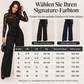 ⏰Jetzt oder nie!⏰ Eleganter Jumpsuit für Damen mit Spitzen-Patchwork und Gürtel