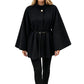 Eleganter Damen-Cape-Mantel mit Stehkragen