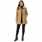 Eleganter mittelalter kariierter Trenchcoat für Damen, vielseitig einsetzbar für Herbst und Winter