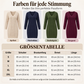 Freizeitkleid für Damen mit V-Ausschnitt und Zopfstrick