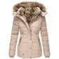⭐ 4,9 Sterne – nicht ohne Grund! Damen taillierte gesteppte Jacke mit Kapuze