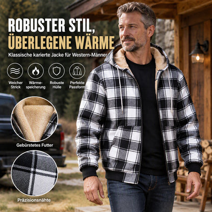 Lässige Herren-Thermojacke mit Kapuze
