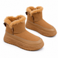 ⚡Flash-Sale! Solange der Vorrat reicht!⚡ Damen Winter Hochschaft Schneestiefel Warme Plüschgefütterte Dicke Sohle Freizeit Plateau Schuhe