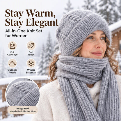 Women's Winter Warm Hooded Scarf