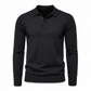 Einfarbiger, langärmliger Herren-Strickpullover – schlicht & vielseitig