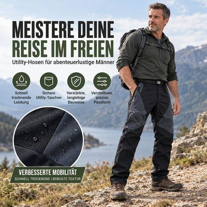 Schnell trocknende Outdoor-Cargohosen für Herren