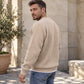 📢Blitzangebot! Jetzt zuschlagen!📢 Legere Waffelstrick-Sweatshirt für Herren