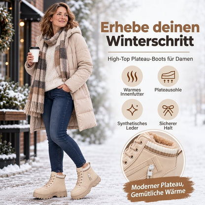 💥Nur wenig übrig!💥 Warme Damen-Martinstiefel mit Plüschfutter