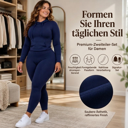 🚨Nicht verpassen!🚨  Freizeit-Hoodie und Leggings Set für Damen
