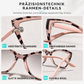 Cyberpunk Cat Eye Blaulichtfilter-Brille für Damen, trendige fotochrome klare Gläser