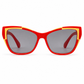 Cyberpunk Cat Eye Blaulichtfilter-Brille für Damen, trendige fotochrome klare Gläser
