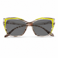 Cyberpunk Cat Eye Blaulichtfilter-Brille für Damen, trendige fotochrome klare Gläser