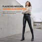 Damen High-Waist-Leggings aus PU-Leder, mit Fleecefutter, super weiche warme Winterhosen