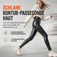Damen High-Waist-Leggings aus PU-Leder, mit Fleecefutter, super weiche warme Winterhosen