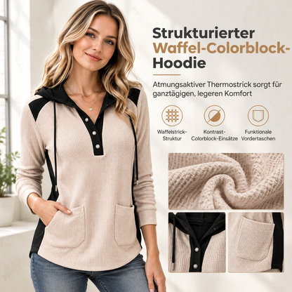 ⏰Letzte Chance! Jetzt zugreifen!⏰ Damen lässiger Strick-Sweatshirt mit V-Ausschnitt