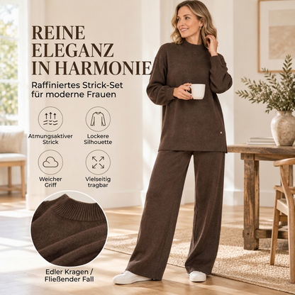 💥Jetzt stark nachgefragt! Nur wenig übrig!💥 Gemütliches 2-teiliges Strickset für Damen