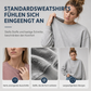 ⏰Aktion endet bald!⏰ Lockeres Damen-Sweatshirt mit offenen Schultern, Mineralwaschung, übergröß und lässig