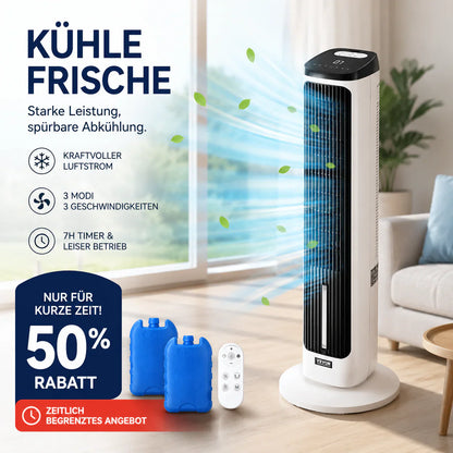 Tragbarer USB-Turmventilator mit 3 Geschwindigkeitsstufen
