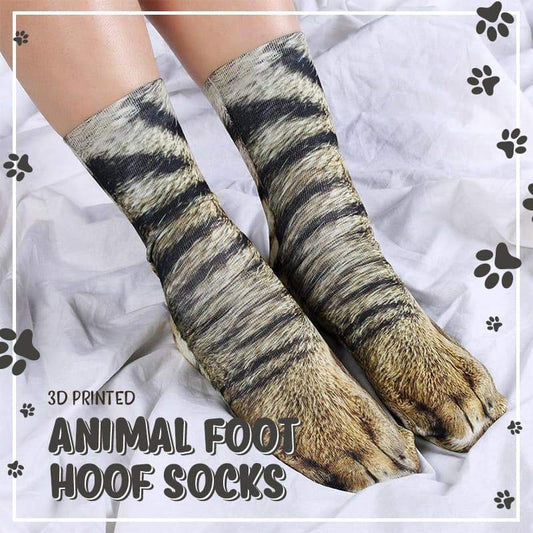 🐶🐾3D calcetines con estampado de patas de animales🐾