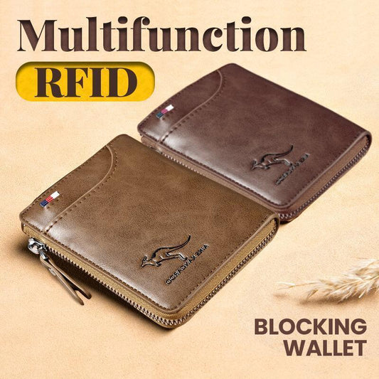 🔥venta caliente🔥Cartera multifunción con bloqueo RFID  (50% de descuento)