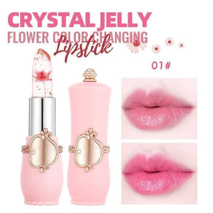 👄Pintalabios que Cambia de Color Crystal Jelly Flower