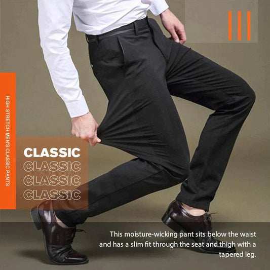 🔥venta caliente🔥Pantalones clásicos de hombre de alta elasticidad - COMPRE 2 ENVÍO GRATIS